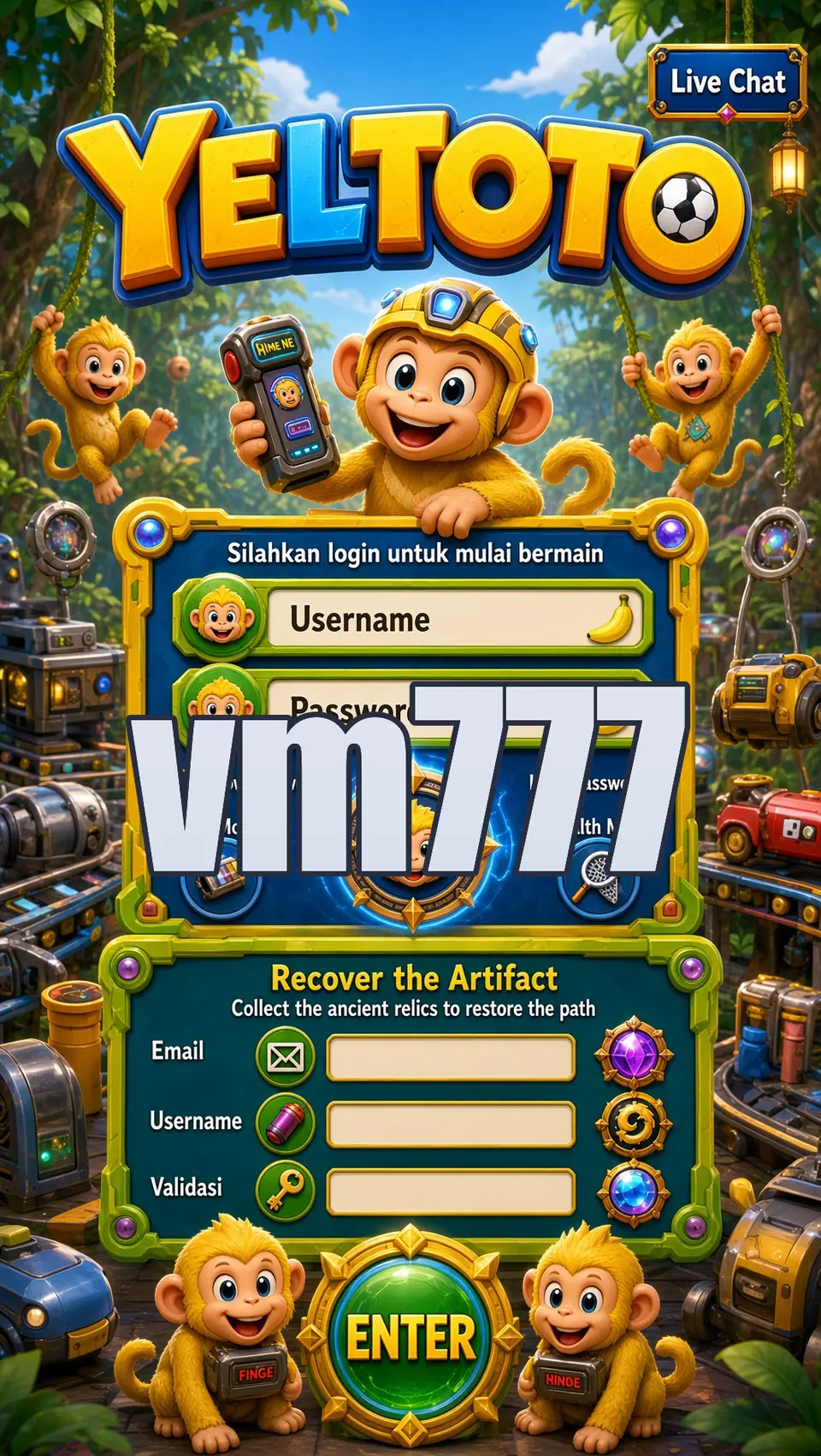 vm777 Masuk